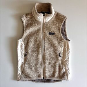 Patagonia Cream Fleece Vest